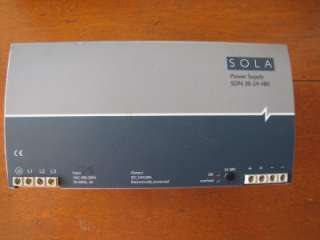 SOLA SDN 30 24 480 480VAC 24VDC 30A Power Supply  