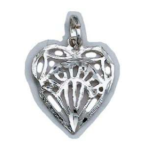  Silverflake  Mother Heart Charm P 4840 Jewelry