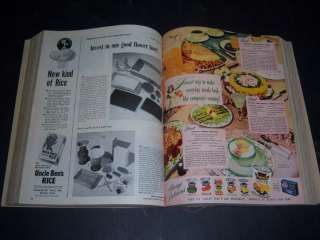 BOUND BETTER HOMES & GARDENS MAGAZINE Vol 26a March Aug 1948 Home 