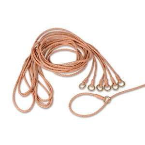  Leather Braided Slip Lead 4ft Thin