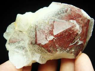 90g Subulate Red Strawberry Quartz Crystal Points  