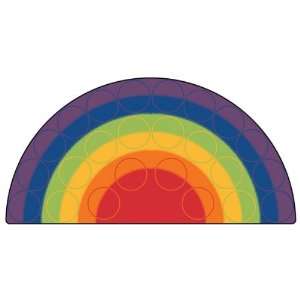  Carpets for Kids Rainbow Rows Rug (Factory Second)   Semi 