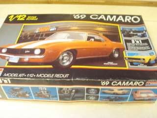   1969 CAMARO 1/12TH SCALE MODEL CAR KIT** **20+ YEARS OLD**  