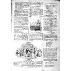  1842 LANDING QUEEN SHIP SOUTH LONDON FLOWER SHOW