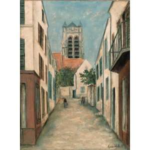   Utrillo   24 x 32 inches   Church of Ferté Millon