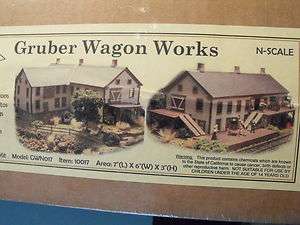 SCALE GRUBER WAGON WORKS BY N SCALE ARCHITECT # 10017  