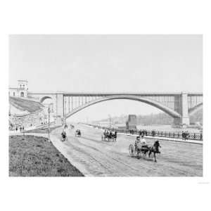 Washington Bridge and the Speedway Photograph   New York, NY Premium 