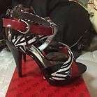 red zebra print shoes  