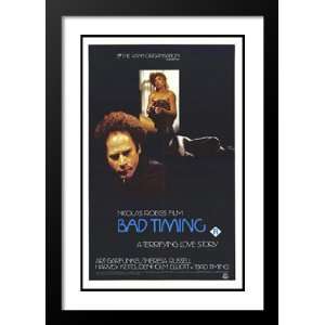  Bad Timing 20x26 Framed and Double Matted Movie Poster 