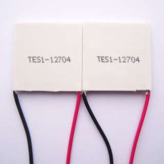 New 2 PCS 30mm TES1 12704 TEC Thermoelectric Cooler Peltier 12V  