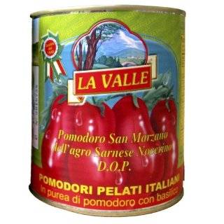 La Valle San Marzano D.O.P. Italian Peeled Tomatoes 9 pack of 28 oz 
