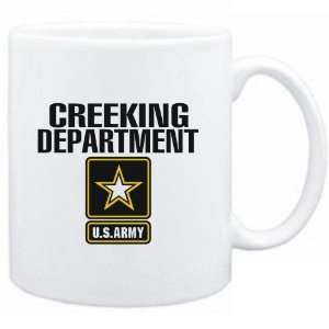 Mug White  Creeking DEPARTMENT / U.S. ARMY  Sports  