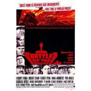  Battle of the Bulge (1966) 27 x 40 Movie Poster Style A 