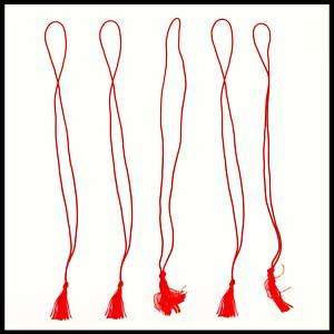 RED Bookmarks TASSELS GREAT CHRISTMAS TREE ORNAMENTS  