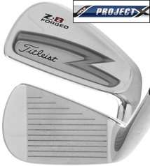 TITLEIST ZB FORGED IRONS 3 PW (8PC) PRECISION PROJECT X 5.5 STEEL 