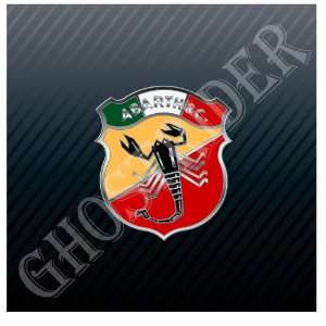  Abarth & C Italian Flag Racing Scorpion Fiat Emblem Logo 