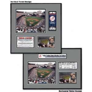   Yankees  Yankee Stadium (old)   Ballpark Ticket Frame Sports