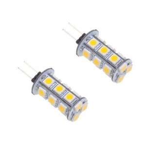  2 Pieces G4 18 SMD LED 5050 SMD 12 Volt 360 Degree Warm 