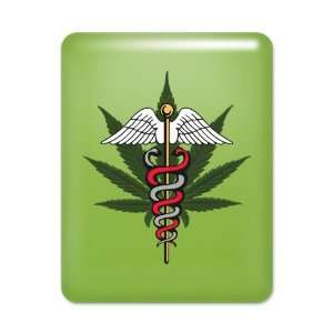    iPad Case Key Lime Medical Marijuana Symbol 