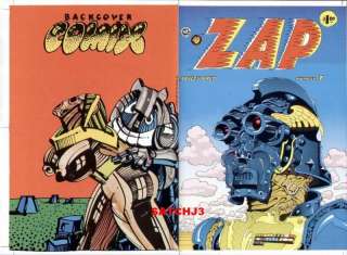 SPAIN RODRIGUEZ ART ZAP COMIX #7 ORIGINAL UNDERGROUND COMIC COVER 