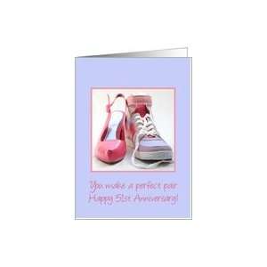  51st Anniversary to a perfect pair Card Health & Personal 
