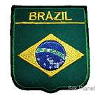 Brazil Zamba Shield Flag Embroidered Sew Iron On Patch