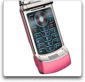  Motorola RAZR V3xx J Phone, Pink (AT&T) Cell Phones 
