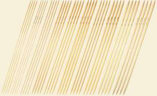   Bamboo Double Point Size 0 9 10x4 pcs 10 inch (40 total)  