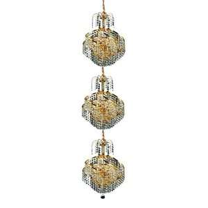  Elegant Lighting 8052G14G/RC Victoria 53 Inch High 9 Light 