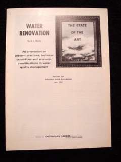 1966 DORR OLIVER INC ANNUAL REPORT SIGNED LETER WASTE WATER TREATMENT 