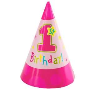  Hugs and Stitches Girl Cone Hats (8 count) Everything 