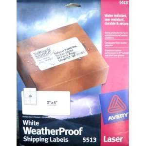  Avery Laser Shipping Labels 5513 _ White