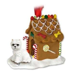  West Highland White Terrier Gingerbread House Ornament 