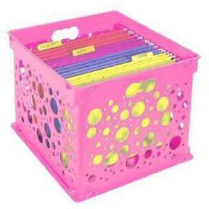  Yaffa Basic Line 60 TP PNK Bubble Crate   Pink   Pack of 6 