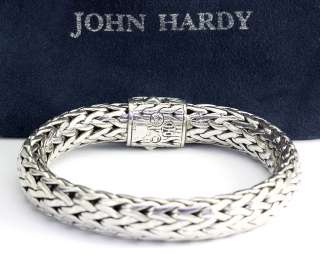 TRUE JOHN HARDY 925 STERLING SILVER 1.10CT SAPPHIRE LARGE CLASSIC 
