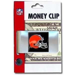 Cleveland Browns Large Money Clip/Card Holder   NFL Football Fan Shop 