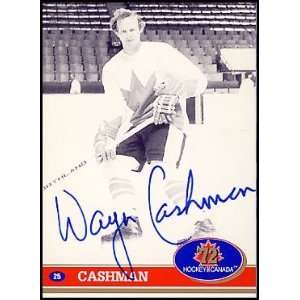  Wayne Cashman 1972 Team Canada Autographed/Hand Signed 