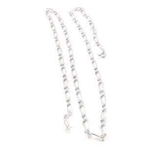    Necklace silver Figaro 60 cm (23. 62) 3 mm (0. 12). Jewelry