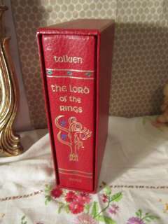LORD OF THE RINGS Tolkien RED BOOK OF WESTMARCH  Leather w/Slipcase 