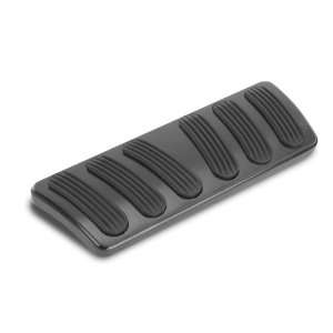 Lokar XBAG 6143 Black Billet Aluminum Curved Automatic Brake Pad with 