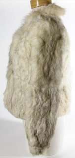 Wilsons Rabbit Fur Faux Blue Fox Size Small Womens Jacket  