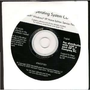  HP Windows XP Home SP2 Operating System CD Everything 