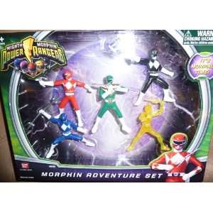    Power Rangers Mighty Morphin Adventure Set 5 Rangers Toys & Games