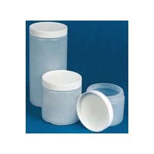  8 Ounce HDPE Straight Sided Jar with Cap Industrial 
