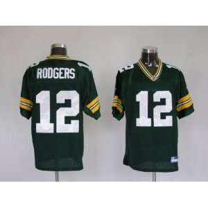  Aaron Rodger #12 Green NFL Green Bay Packers Football 