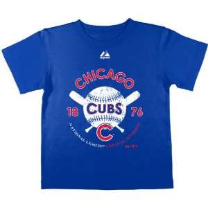 Chicago Cubs Toddler Royal Blue Switch Hitter T Shirt  