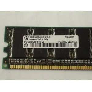  HYS64D64300HU 5 BINFINEON 512MB PC3200 184PIN DIMM 