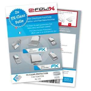 com 2 x atFoliX FX Clear Invisible screen protector for TomTom XL 335 