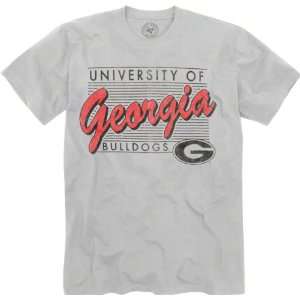  Georgia Bulldogs Grey 47 Brand Scrum Basic T Shirt 