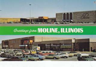 MOLINE ILLINOIS SOUTHPARK MALL VOLKSWAGON BUS 1960S  